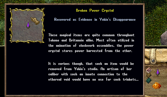 Yukio's Power Crystal